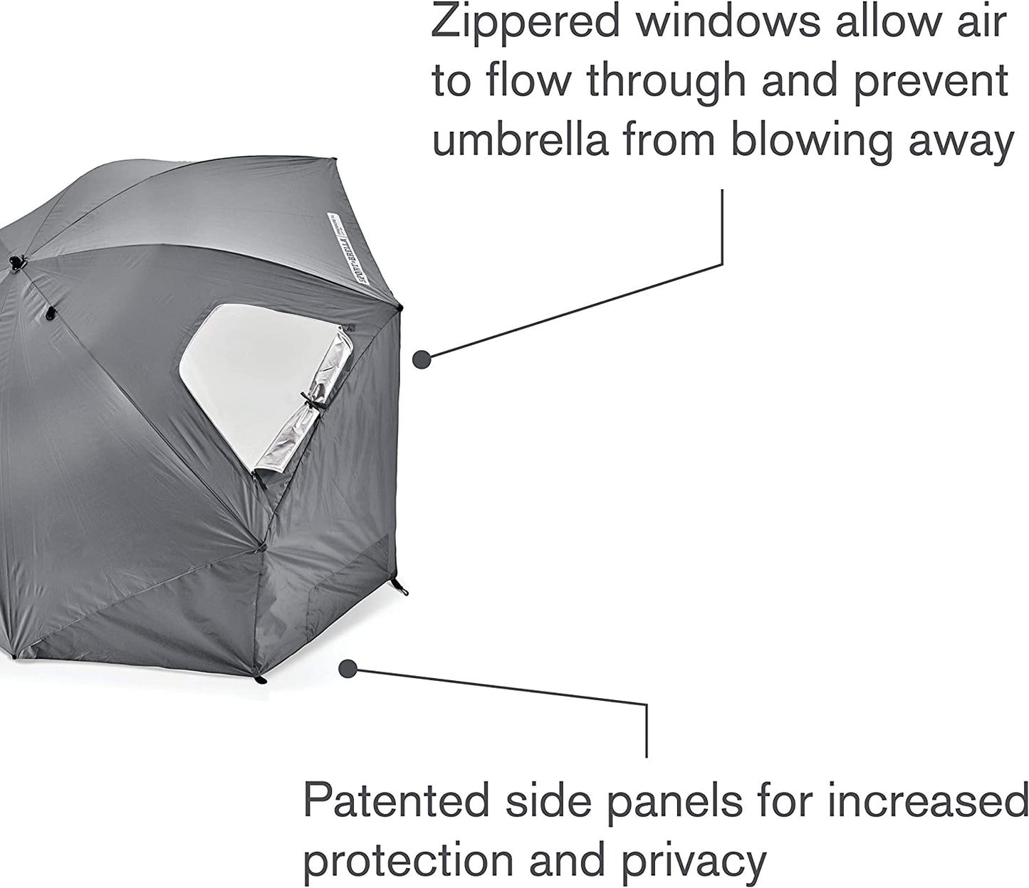 Premiere XL UPF 50+ Umbrella Shelter for Sun and Rain Protection (9-Foot)