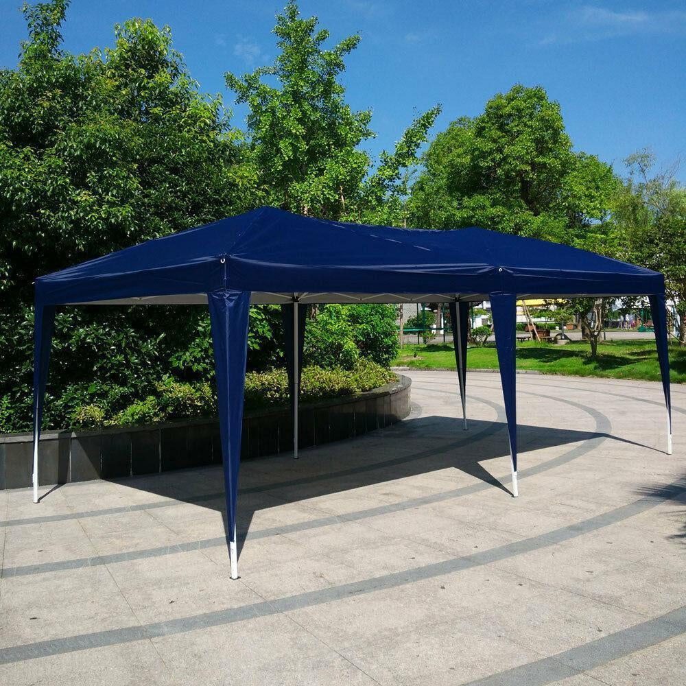 10'X 20' Portable Canopy Tent Gazebo Pop up Waterproof Tent Wedding with Bag