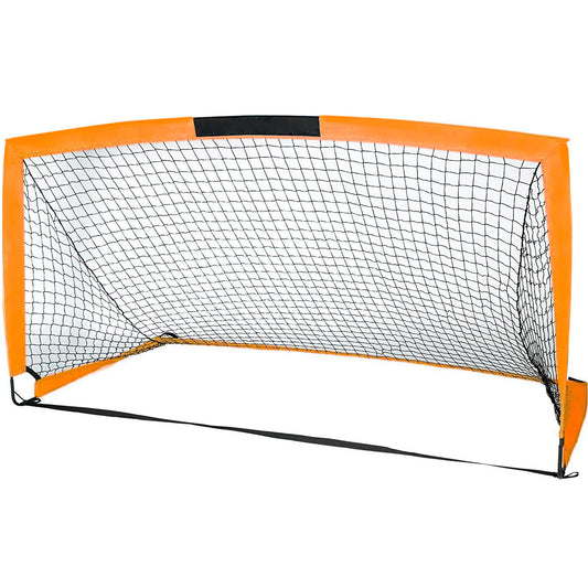 Soccer Goal 6X4 Portable Soccer Net with Carry Bag for Games and Training for Kids and Teens,Orange