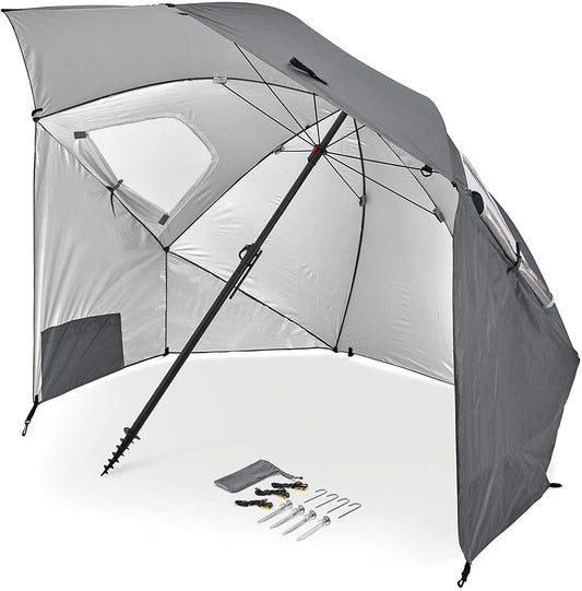 Premiere XL UPF 50+ Umbrella Shelter for Sun and Rain Protection (9-Foot)