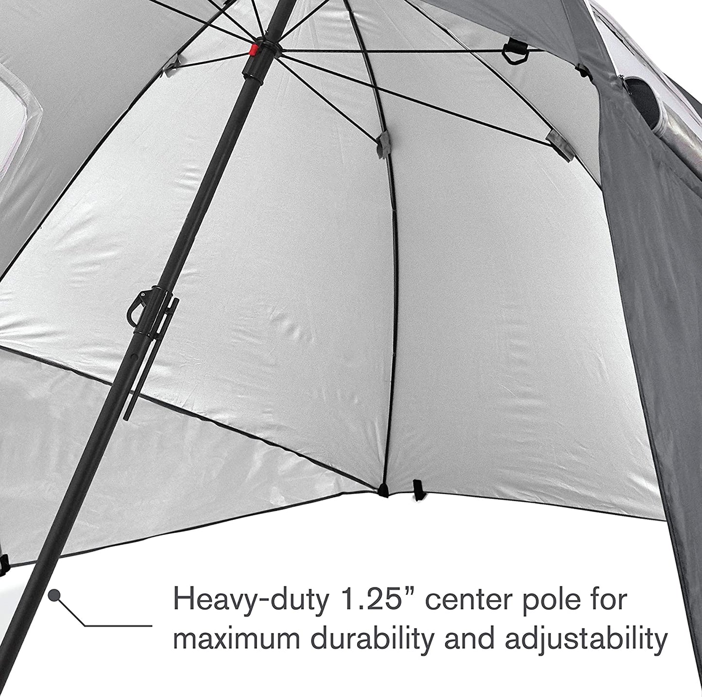 Premiere XL UPF 50+ Umbrella Shelter for Sun and Rain Protection (9-Foot)